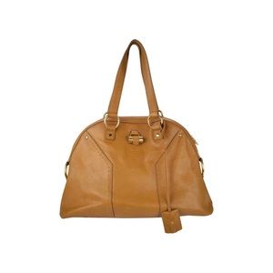 YSL Muse dome bag - tan